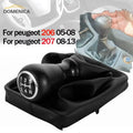 5 Speed Gear Shift Knob Shifter Lever Handball Stick Gaiter Boot Cover For