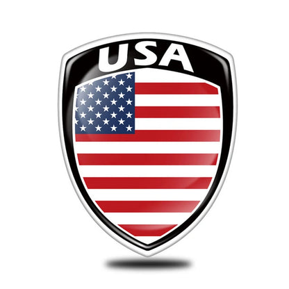 3D Reflective Flag Sticker Motorcycle Parts Car Decal UK Italy France