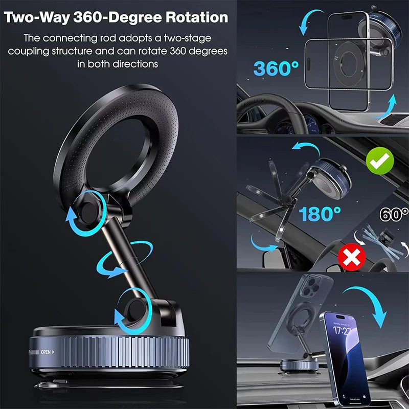 Vacuum Magnet Bracket Version Multi-Angles Adjustment Strong Magnetic