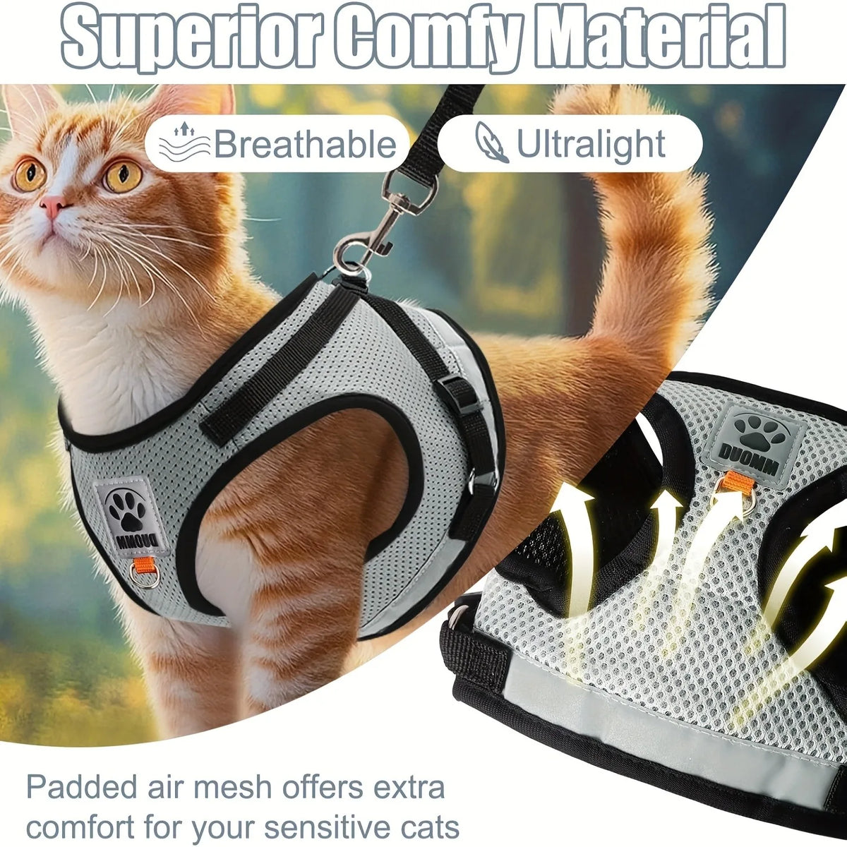 Pets Collar Harness Cats Pet Products Kitten Accessories