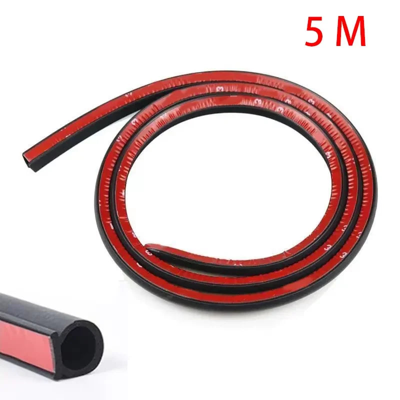 Rubber Car Trunk Weather Seal Strip Weatherstrip for Hood/Trunk Soundproof