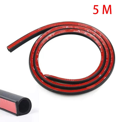 Rubber Car Trunk Weather Seal Strip Weatherstrip for Hood/Trunk Soundproof