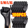10/20/50/100PCS Bagged Disposable Gloves Black Disposable Gloves Household