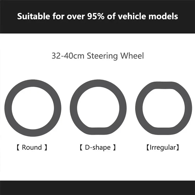 Car Steering Wheel Cover Anti-slip Protective Cover Soft And Odorless