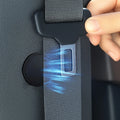 Magnetic Car Seat Belt Holder PU Leather SeatBelt Non-slip Spacing Limiter