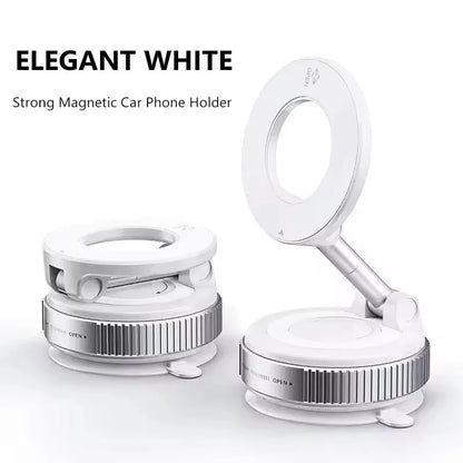 Magnetic Car Phone Holder 360 Degree Rotation Vacuum Adsorption Strong