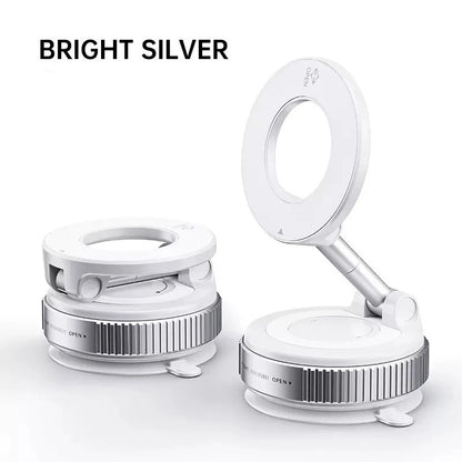 Foldable Vacuum Magnetic Car Phone Holder 360° Rotation Strong Magnet