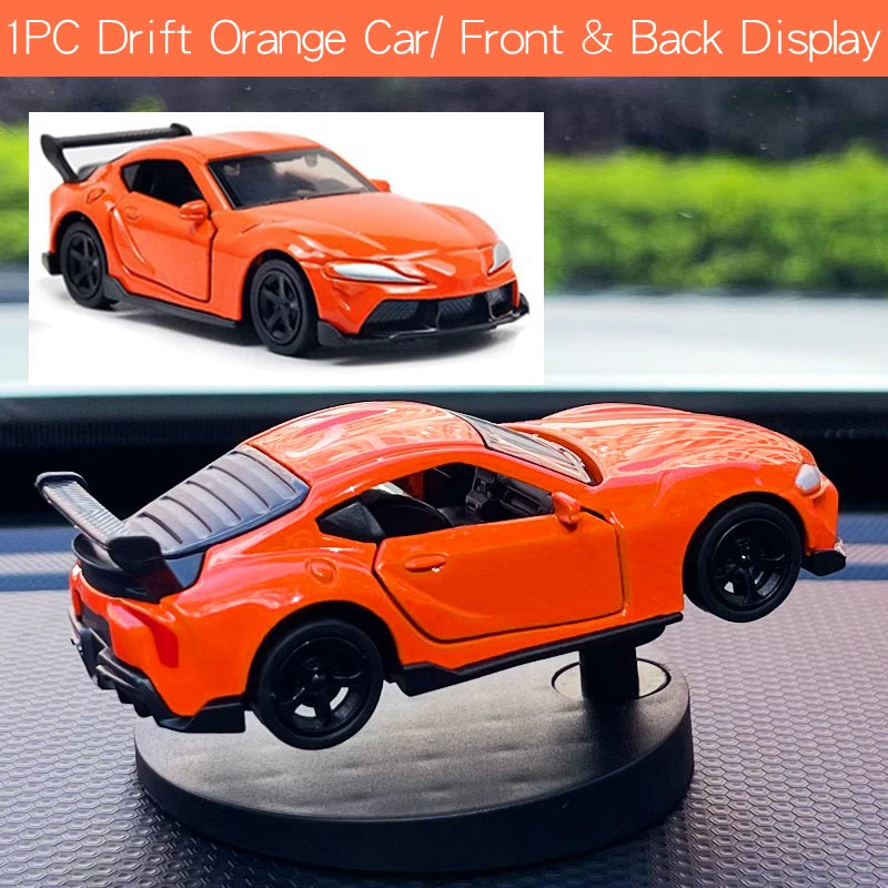 Drift Car dashboard toy model swing turning cool sports race auto ornaments