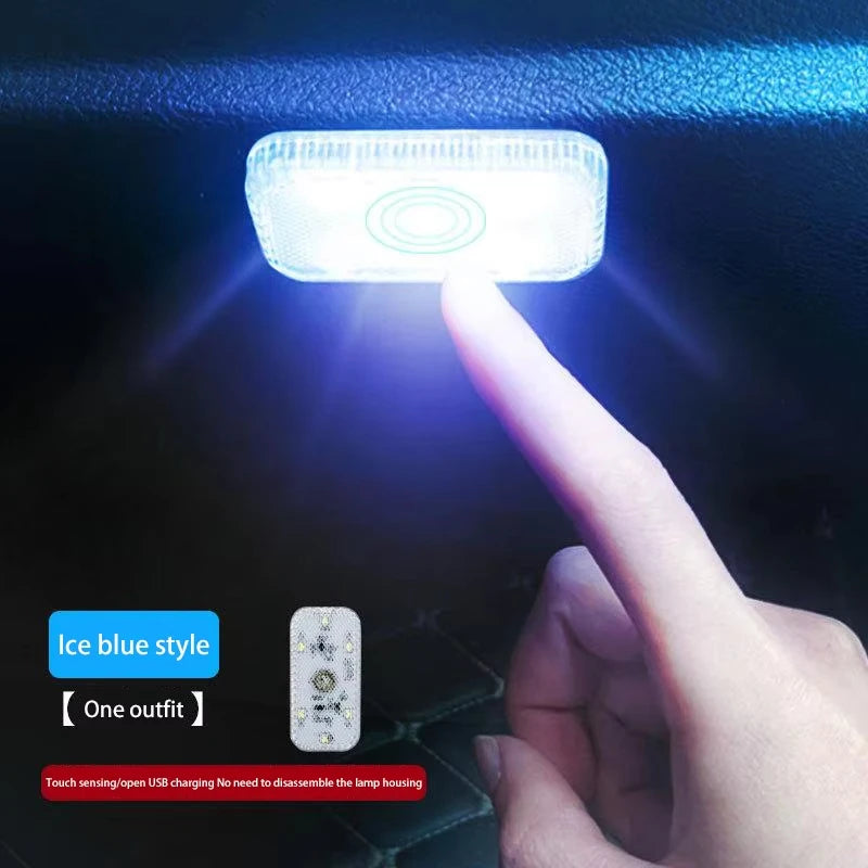 LED Touch Light Mini Wireless Car Interior Lighting Auto Roof Ceiling