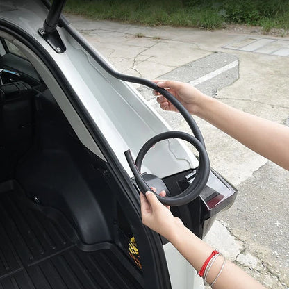 Rubber Car Trunk Weather Seal Strip Weatherstrip for Hood/Trunk Soundproof