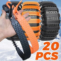 20/10pcs Plastic Snow Chain for Car Tire Widen Thick Crawler Anti Slip