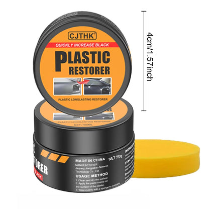 Car Plastic Restorer Back To Black Gloss Auto Interior Leather & Panel