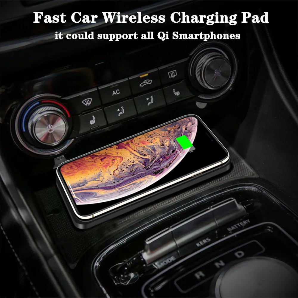 Car Wireless Charger for Iphone 17 16 15 14 13 12 Pro Max X Samsung S25 S24