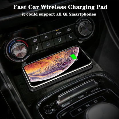 Car Wireless Charger for Iphone 17 16 15 14 13 12 Pro Max X Samsung S25 S24
