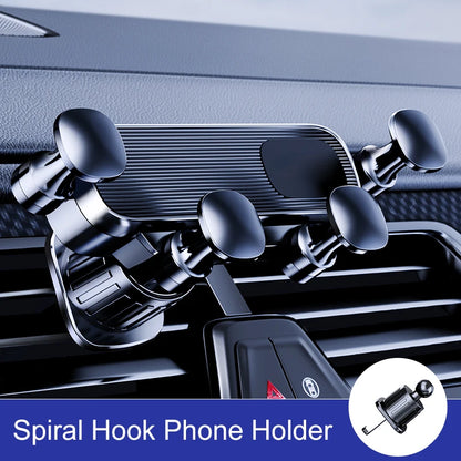 SEAMETAL Gravity Car Phone Holder Air Vent Telescopic Car Phone Mount