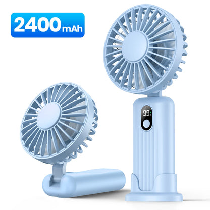 TOPK 5000mah Rechargeable Mini Desk Fan