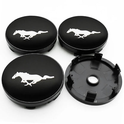 4Pcs 56mm 60mm 54mm Car Wheel Center Hub Cap Rim Cover Stickers For Ford