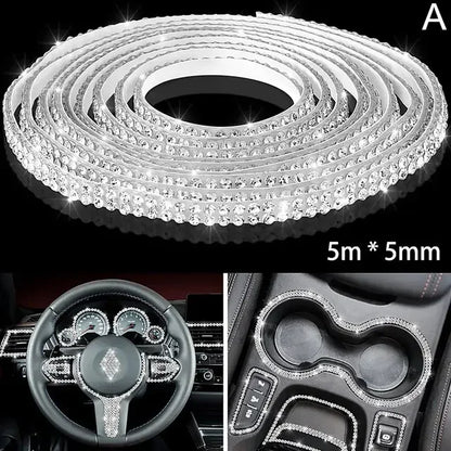 Car Stickers Auto Crystal Artificial Diamond Girls Car Auto Interior Cover