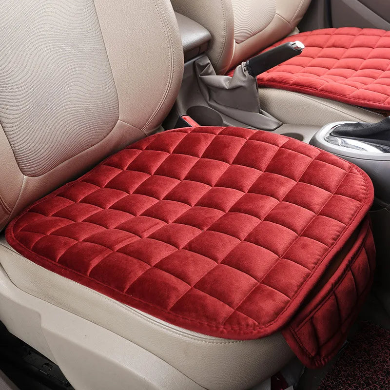 Winter Warm Car Seat Cover Cushion Anti-slip Front Chair Seat Breathable