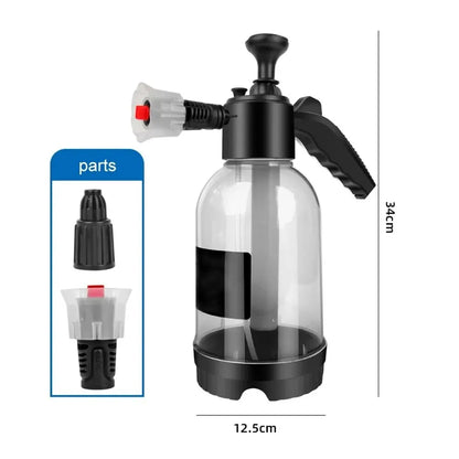 2L Foam Sprayer Car Wash Hand-held Foam Watering Can Air Pressure Sprayer