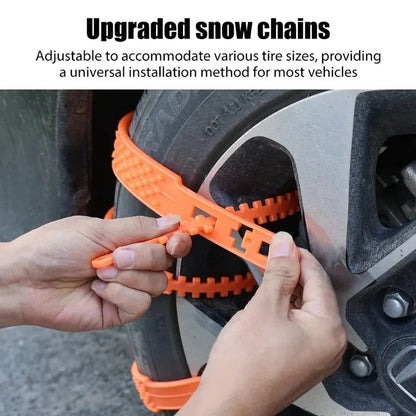 20/10pcs Plastic Snow Chain for Car Tire Widen Thick Crawler Anti Slip