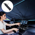 Car Windshield Sun Shade, Foldable Umbrella Sunshade/Cover for Most Cars