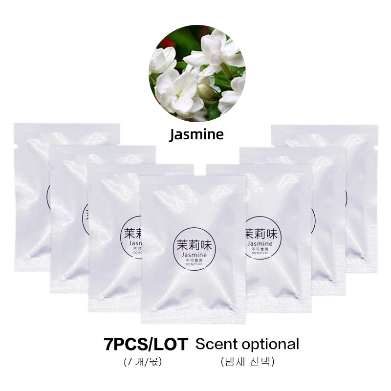 7pcs Car Air Freshener Supplement Solid Fragrance Scent Air Outlet Perfume