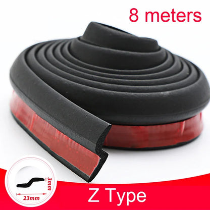 Car Door Rubber Seal Strip for Noise and Weather Protection
