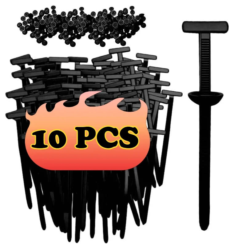 Cable Ties Buckle Auto Fastener Screw Replacement Clip Car Fenders Trunk