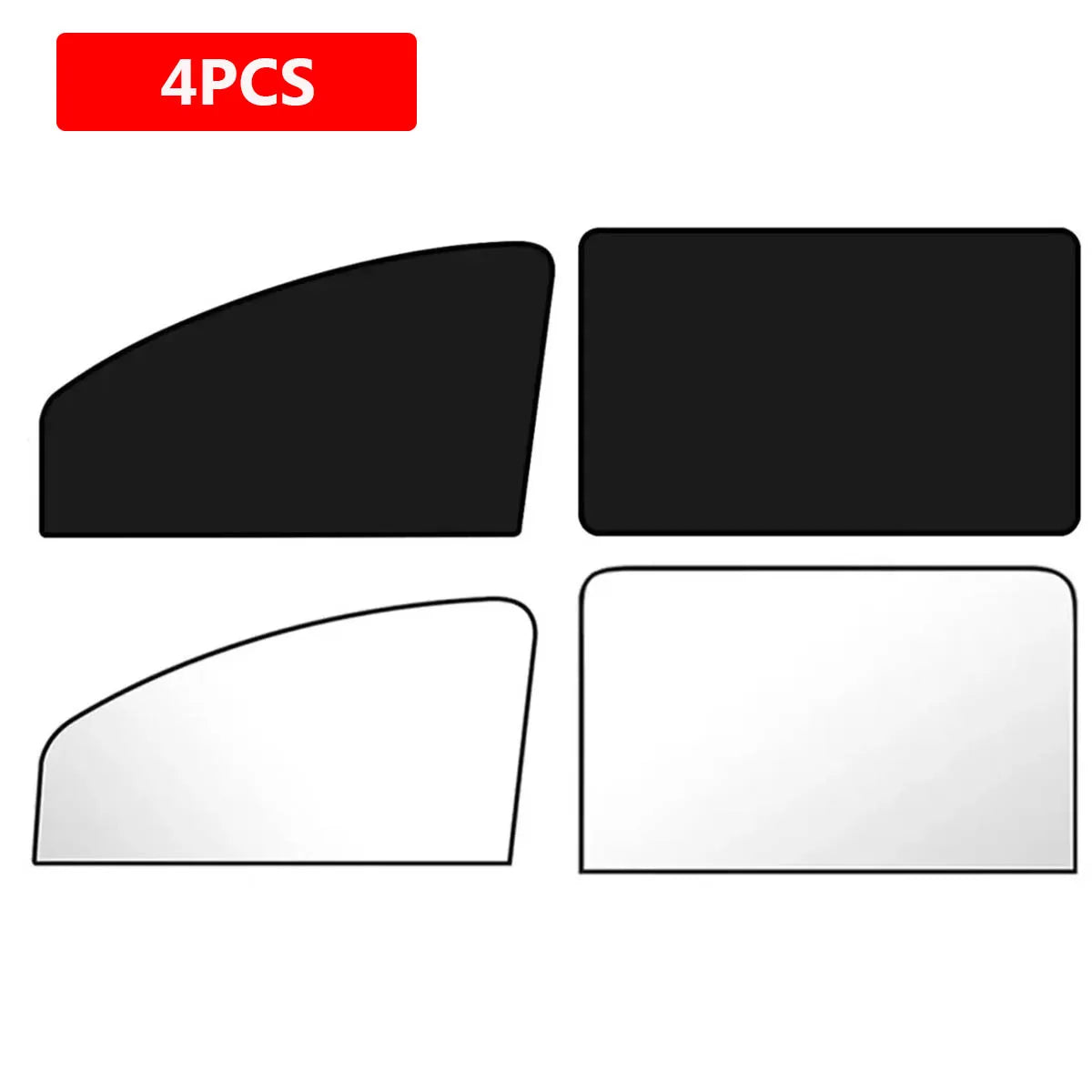 Magnetic Window Shades 2pcs Set for Cars Heat Reduction Privacy Protection