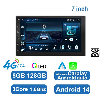 ESSGOO 7 9 10" Car Radio Android Auto Carplay Car Stereo Multimedia Player