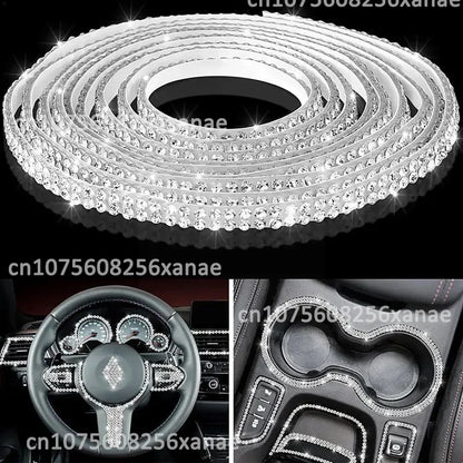 Car Stickers Auto Crystal Artificial Diamond Girls Car Auto Interior Cover
