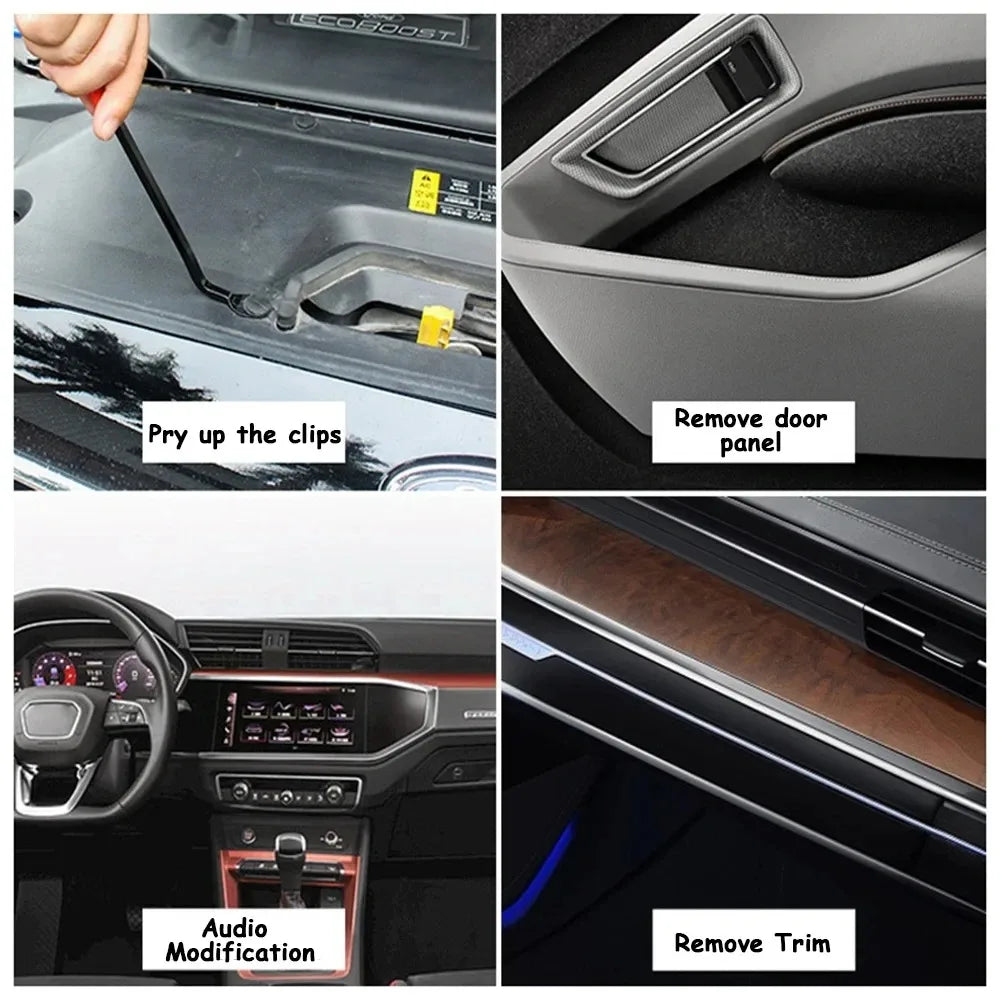 Auto Door Clip Panel Trim Removal Tools Kits For BMW Toyota Hyundai Benz