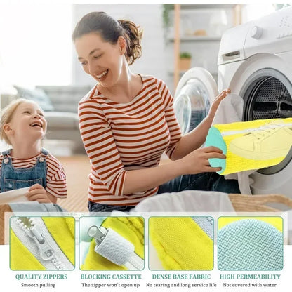 Laundry Bags Shoe Washing Machine Bag-with Zipper Laundry Bag with Rich
