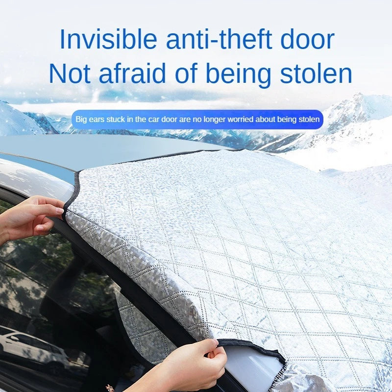 LEIBOO Magnetic Car Snow Shield Frost Prevention Frost Car Cover Car Front