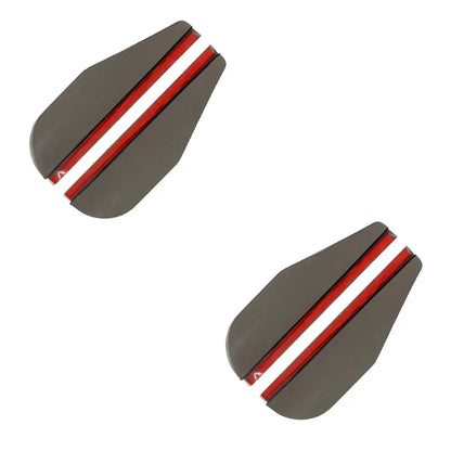 2PCS Car Rearview Mirror Rain Eyebrow Carbon Fiber Sun Visor Shade Cover