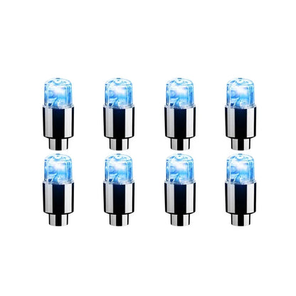 2-8Pcs Tire Valve Cap Lights Durable Tire Lights For Car Air Valve Caps