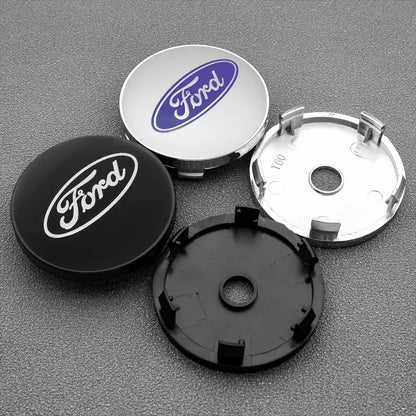 4Pcs 56mm 60mm 54mm Car Wheel Center Hub Cap Rim Cover Stickers For Ford