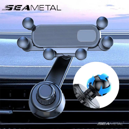SEAMETAL Air Vent Car Phone Holder 6-Joint 360-Degree Gravity Phone Mount