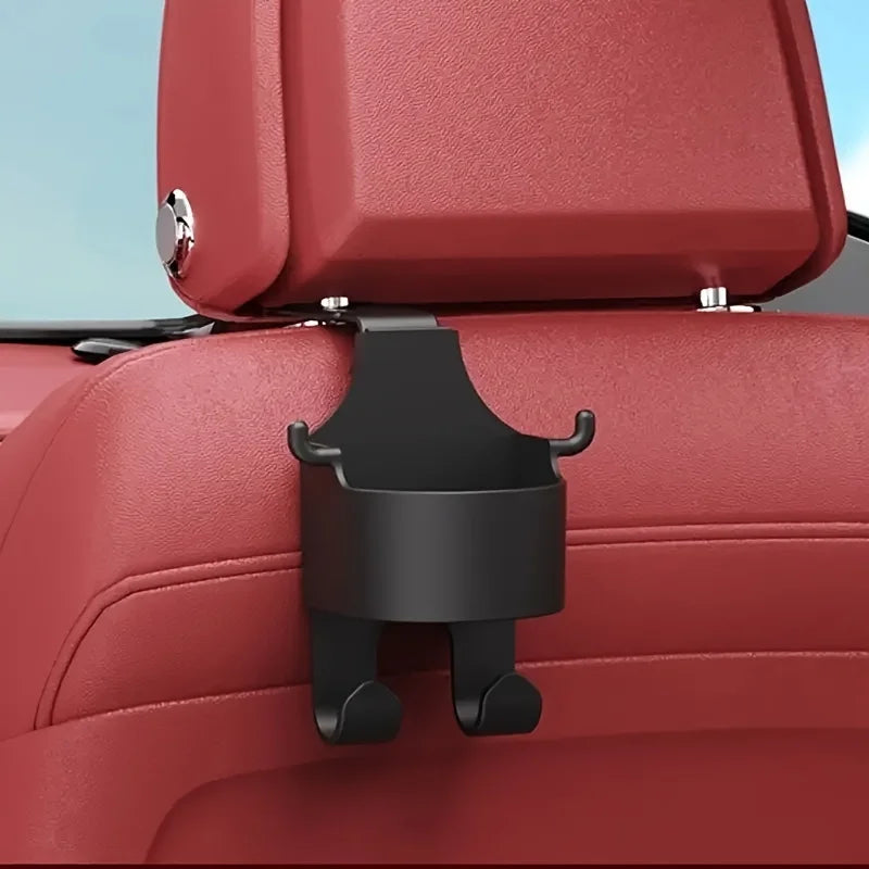 Multifunctional Hook for Car Seat Head Rest, 3 in 1 Vehicle Backseat Drink