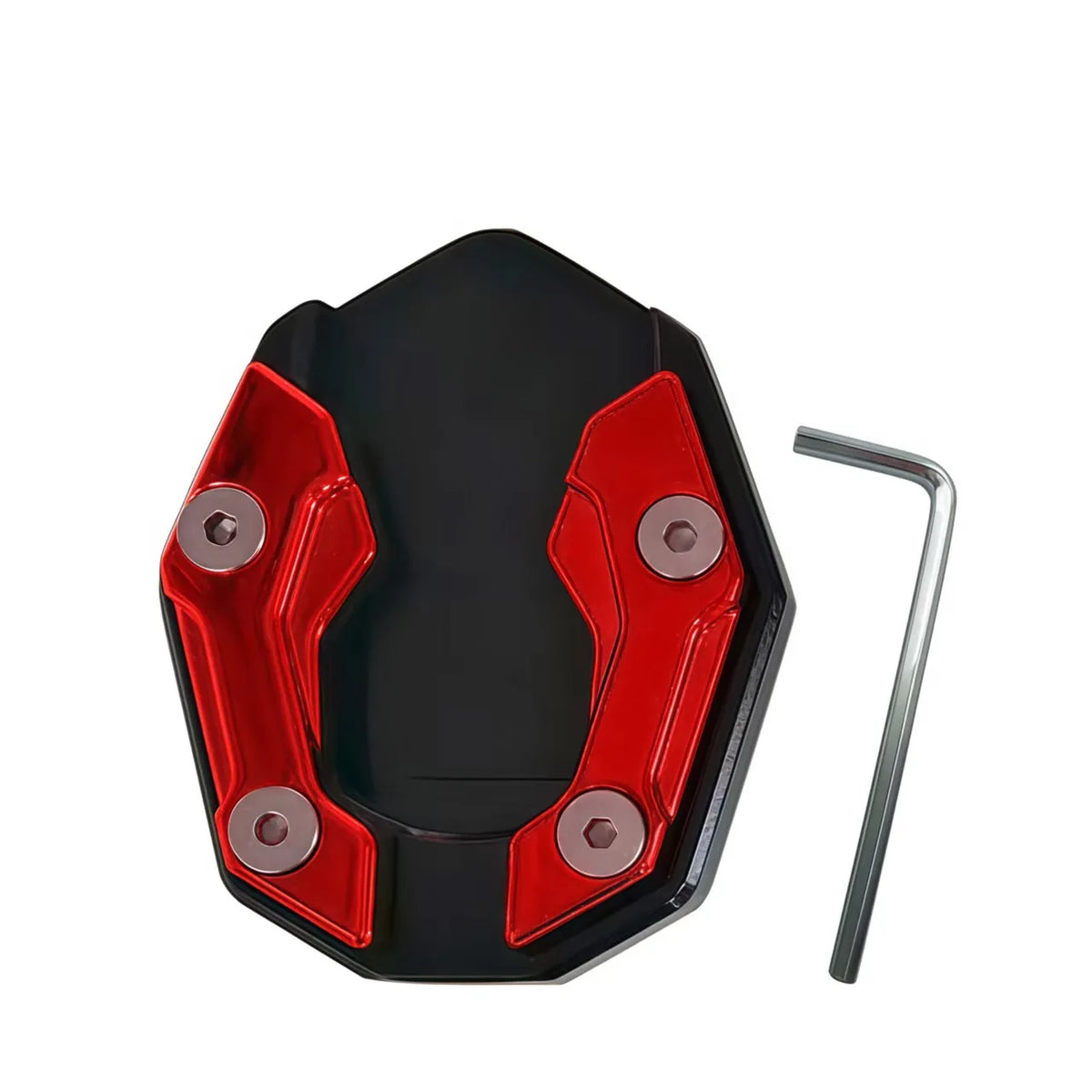 Scooter Motorbike Extension Foot Pad Support Plate Aluminum Alloy