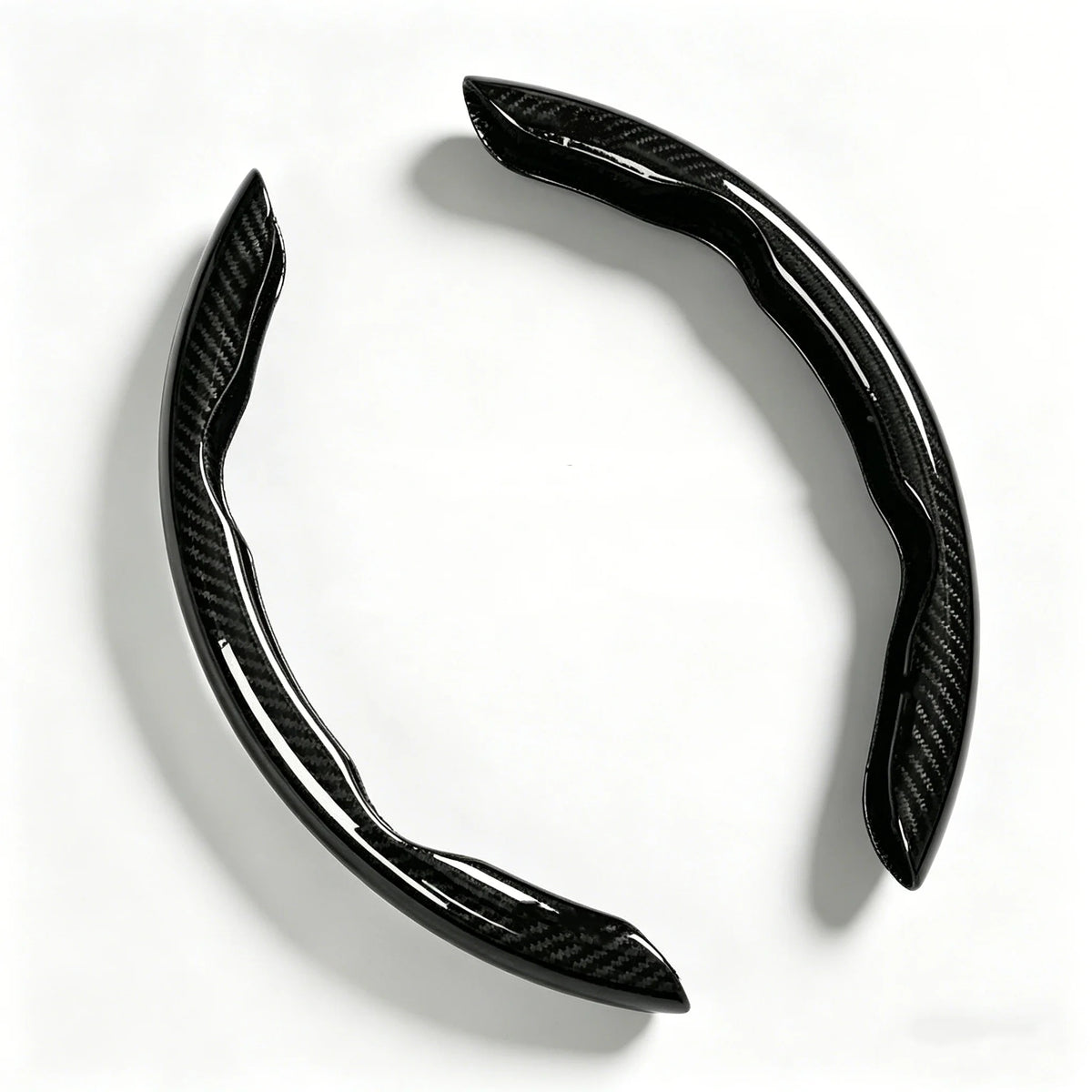 Car Carbon Fiber Pattern Car Steering Wheel Cover Non-slip Card Cover Auto
