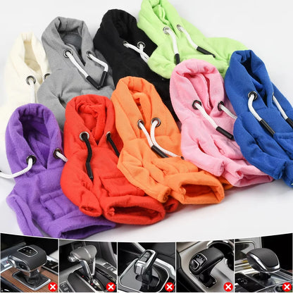 Car Gear Shift Hoodie Cover Shift Cover Gear Handle Fits Manual Automatic
