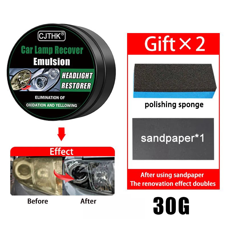 Car Headlight Restoration Polishing Kits Headlamp Scratch Remover Repair