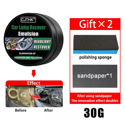 Car Headlight Restoration Polishing Kits Headlamp Scratch Remover Repair