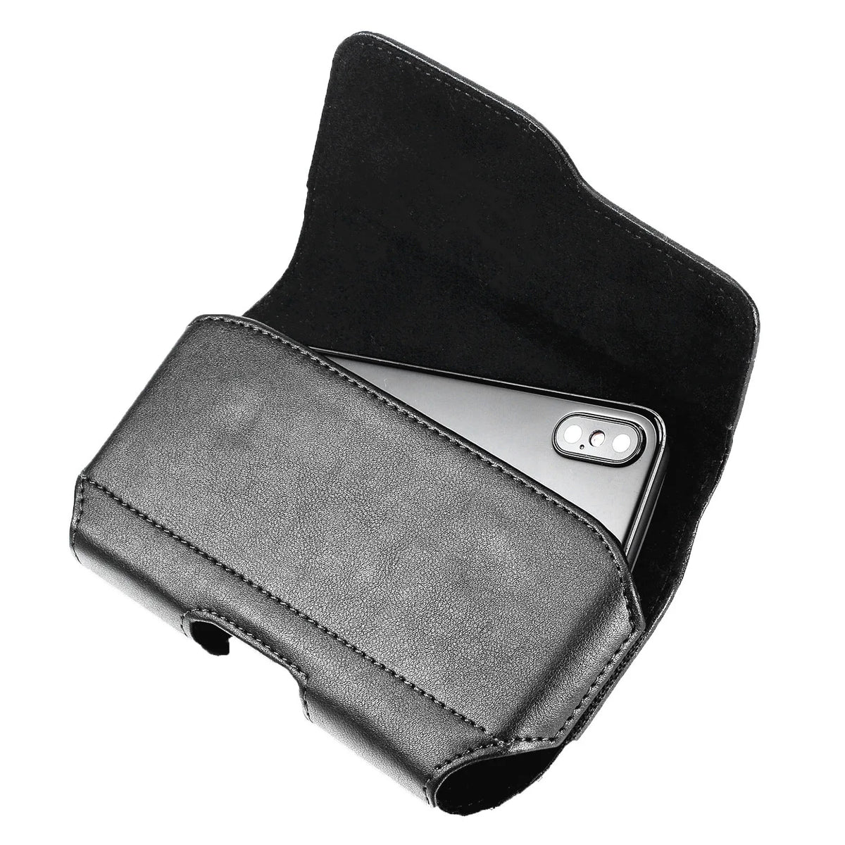 Fashion Leather Belt Clip Waist Bag Phone Bag Phone Holder for 3.5-6.3