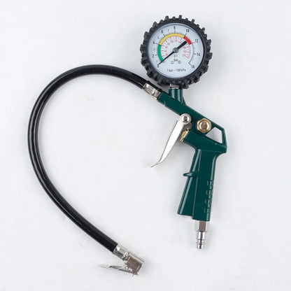 EU Interface Tire Pressure Gauge For Car Motorcycle SUV Inflator Pumps Tire