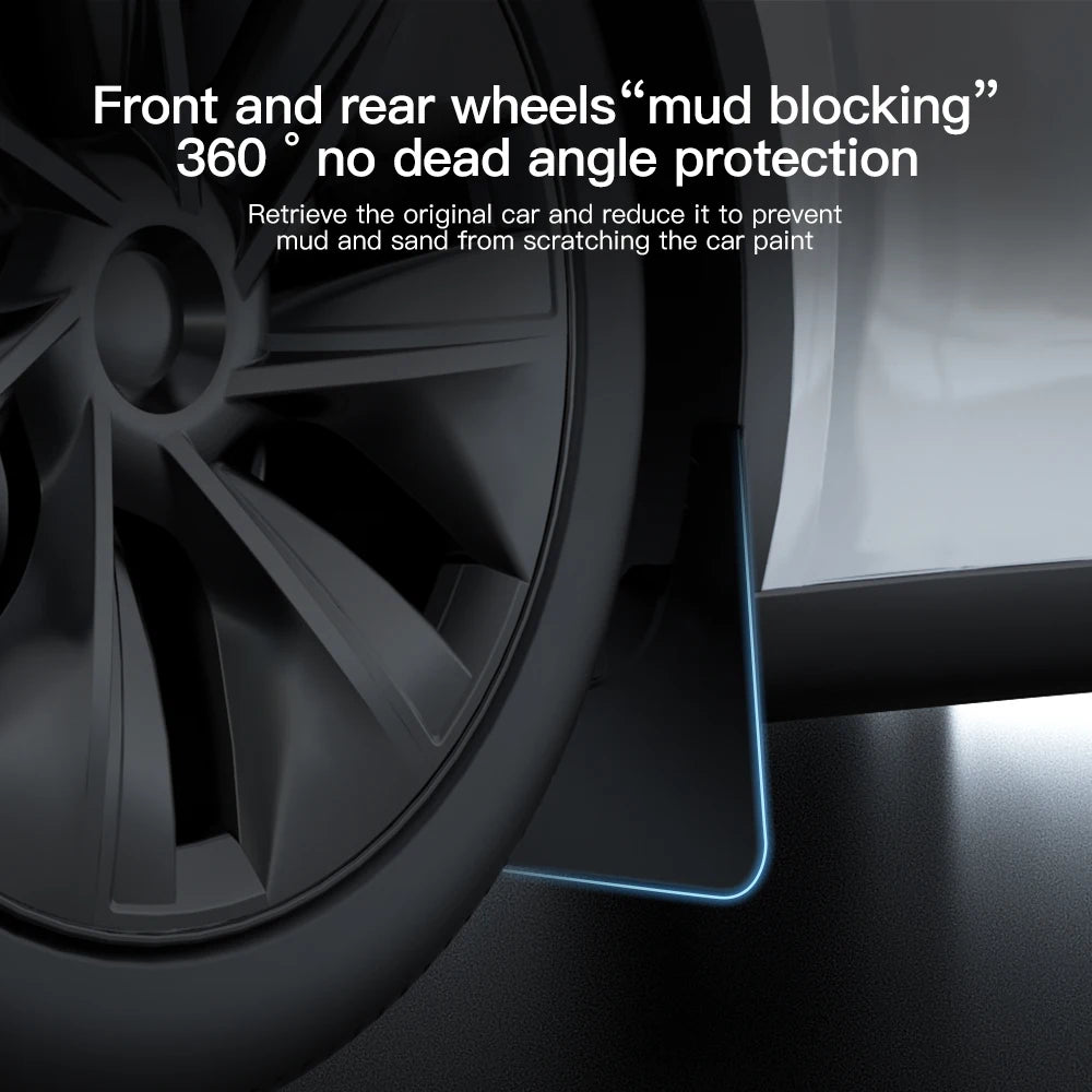 YZ For Tesla Model 3/Y/YL Highland Juniper 2021-2026 Front Rear Wheel Mud