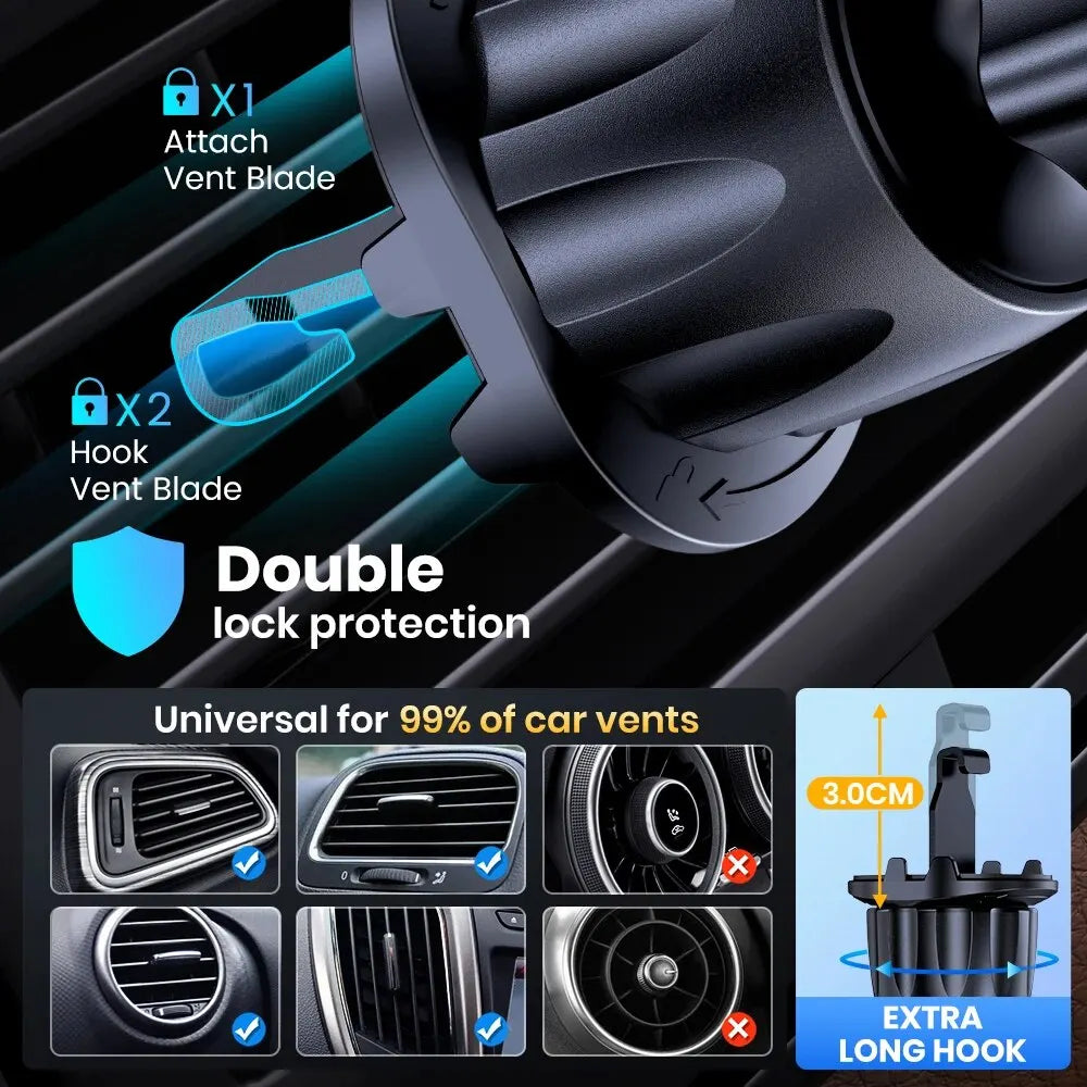 TOPK Magnetic N52 Air Vent Car Phone Holder