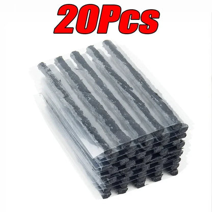 5-50Pcs Car Tire Repair Tool Kit with Rubber Strip Tubeless Tyre Puncture